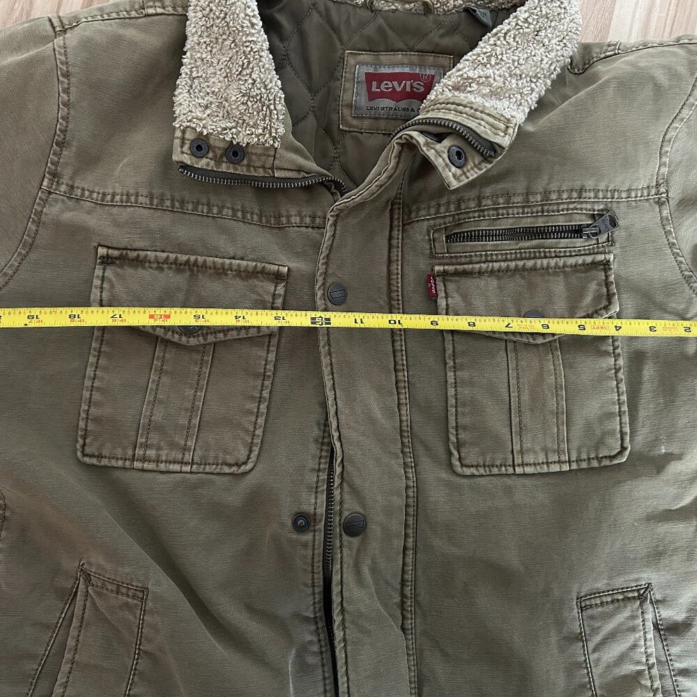 Levis Brown JacketFaux Wool Collar